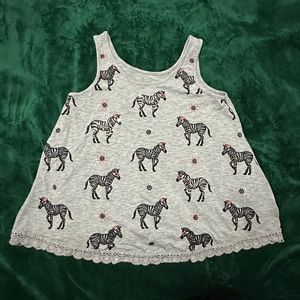Justice girl’s tank top, color grey, size 20